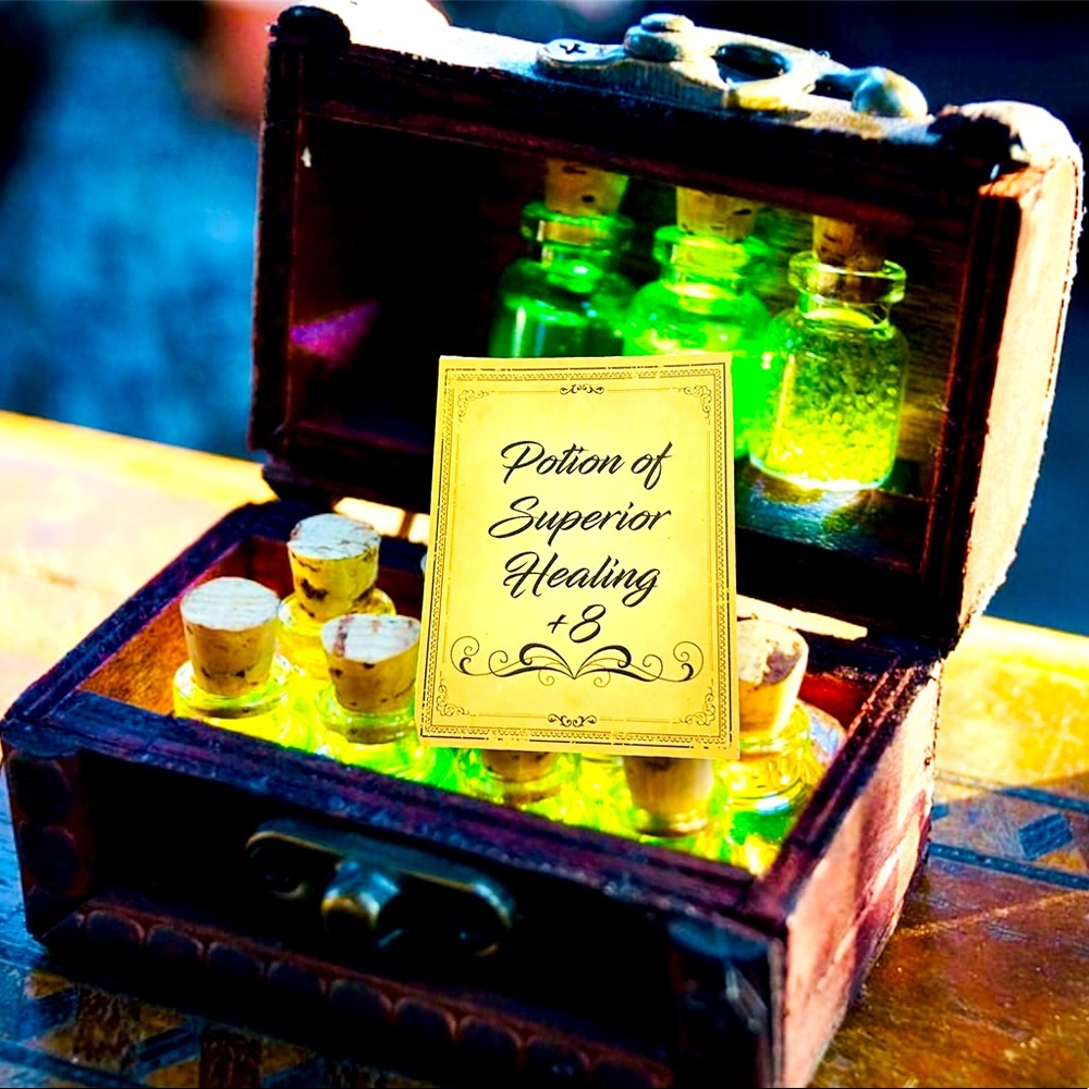 Superior Healing Potion Witchy Sorceress Supreme Potion B0ttle Label Sticker NEW